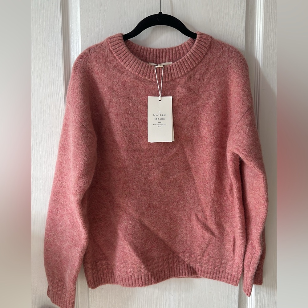 La Maille Sézane 
Pink sweater 
Size small 
New with tags